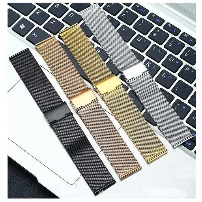 Bracelet de montre intelligent à boucle milanaise pour hommes et femmes