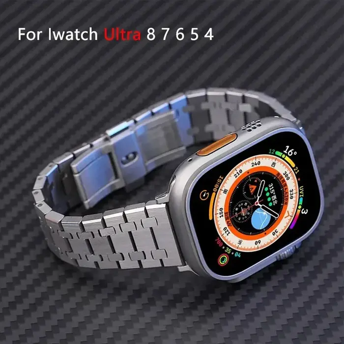 Bracelet de luxe pour Apple Watch iwatch Ultra 9 8 7 6 5 4 SE