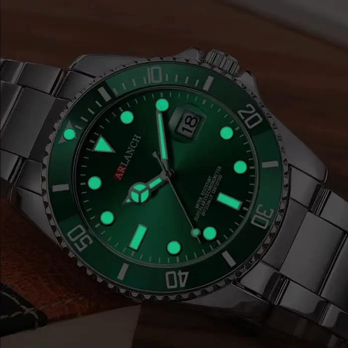 Montre de plongée de luxe de marque ARLANCH pour homme