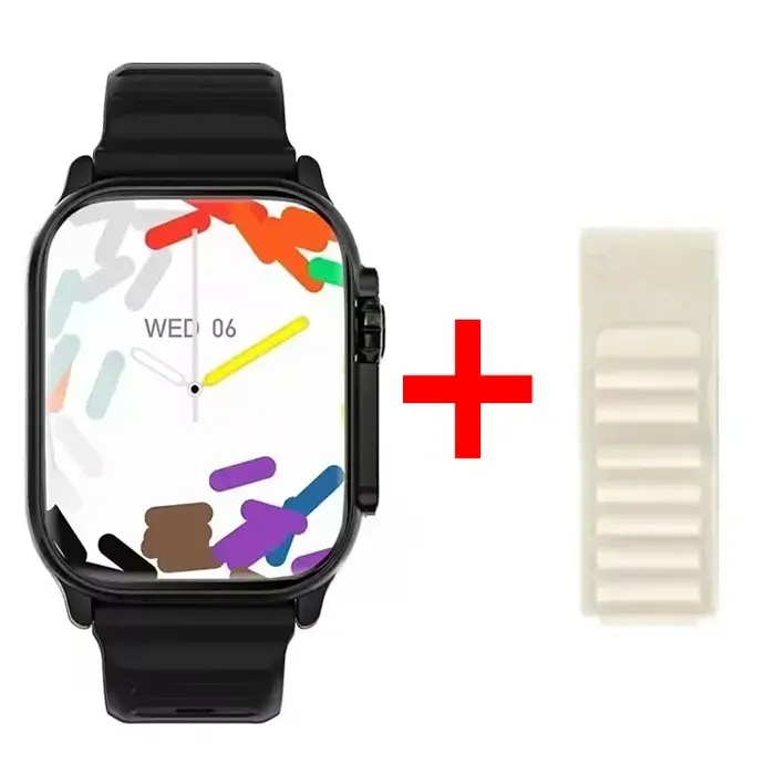 Nouvelle montre connectée T900 U2 49mm 2026 avec NFC, GPS, appels Bluetooth, musique BT, jeux et cha