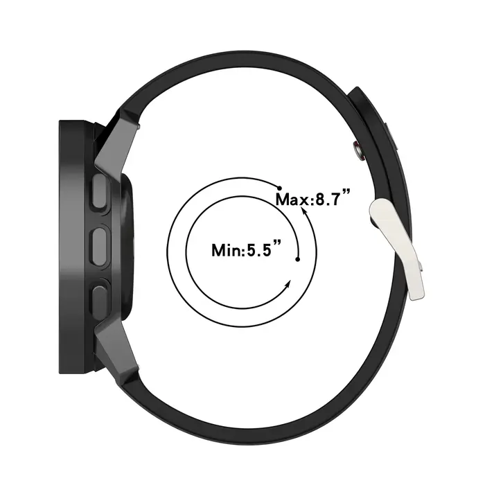 Bracelet de sport en silicone pour montre SUUNTO 9 PEAK 3/5 PEAK