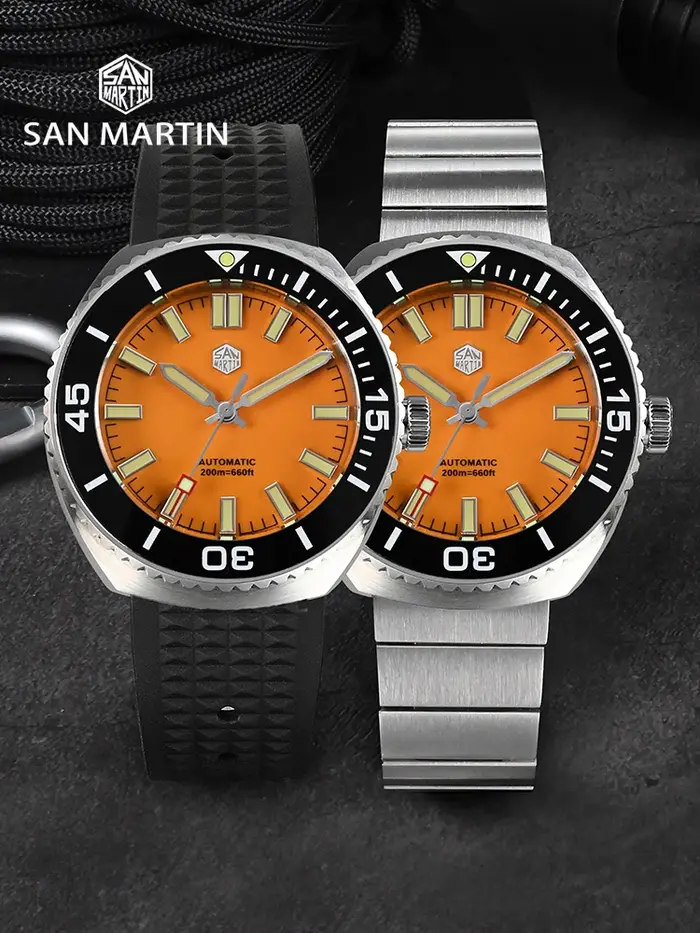 San Martin-Montre de Plongée pour Homme