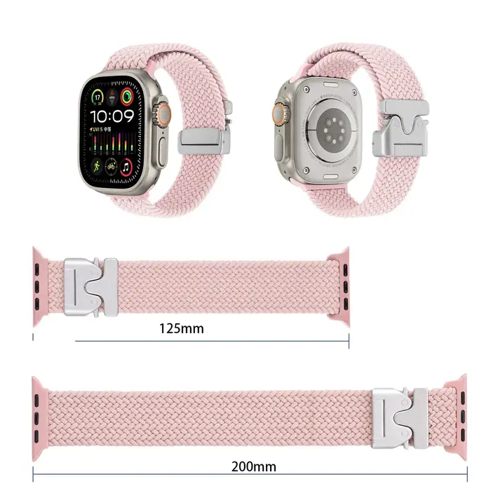 Bracelets en Paracorde Tressé pour Apple Watch 10 11