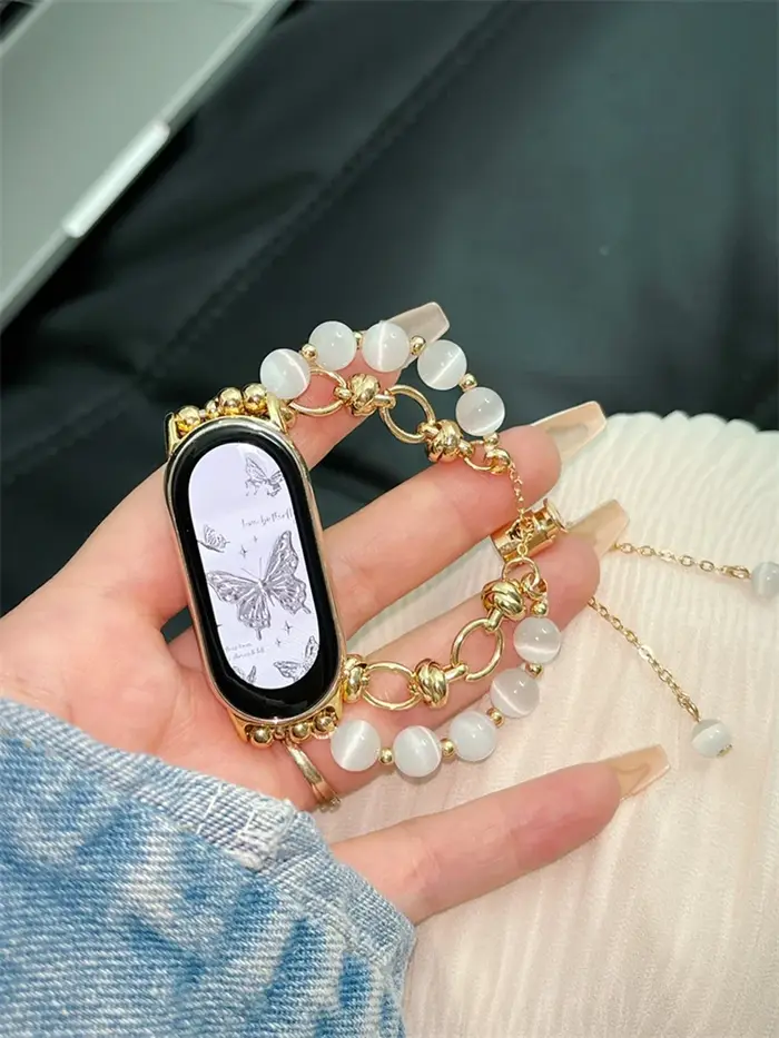 Lien de Bracelet de perles de mode pour XIAOMi Band 9, pour Mi Band 10 8, nouveau Design, accessoire