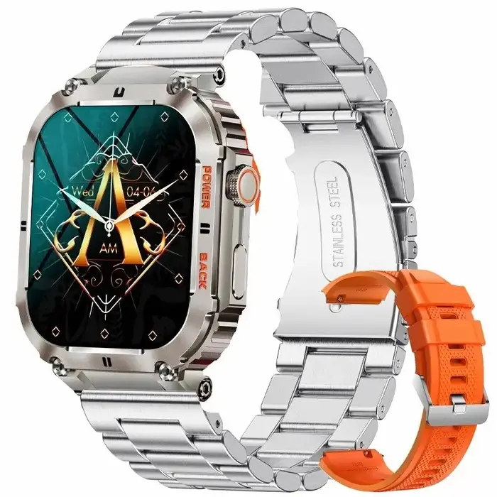 Montre intelligente de fitness étanche pour homme