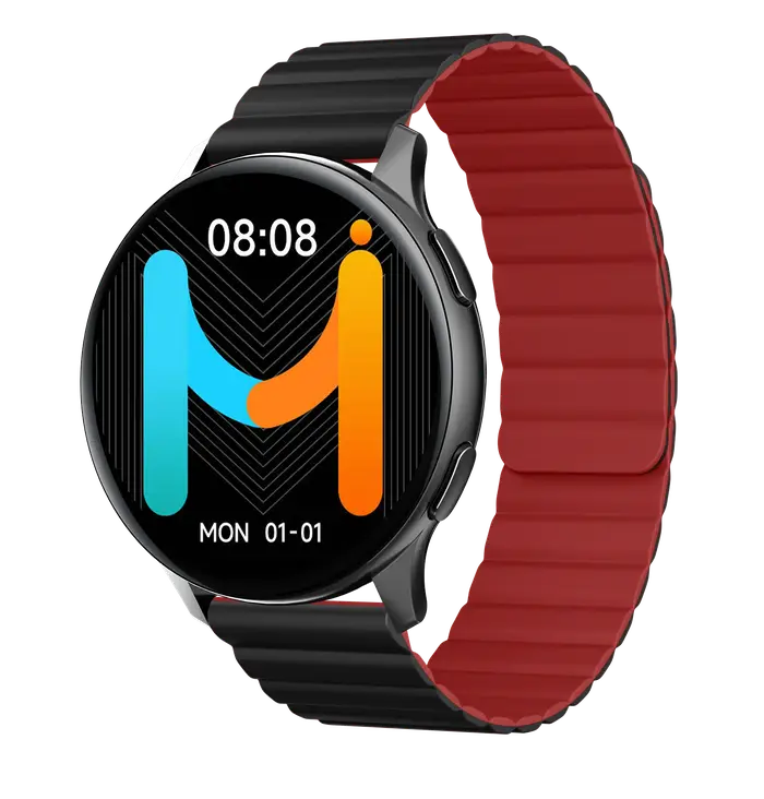 Montre connectée IMIKI KW66 Pro avec écran AMOLED HD de 1,43 pouces, batterie de 270 mAh, étanche, pour le sport, avec suivi de la fréquence cardiaque et appels Bluetooth