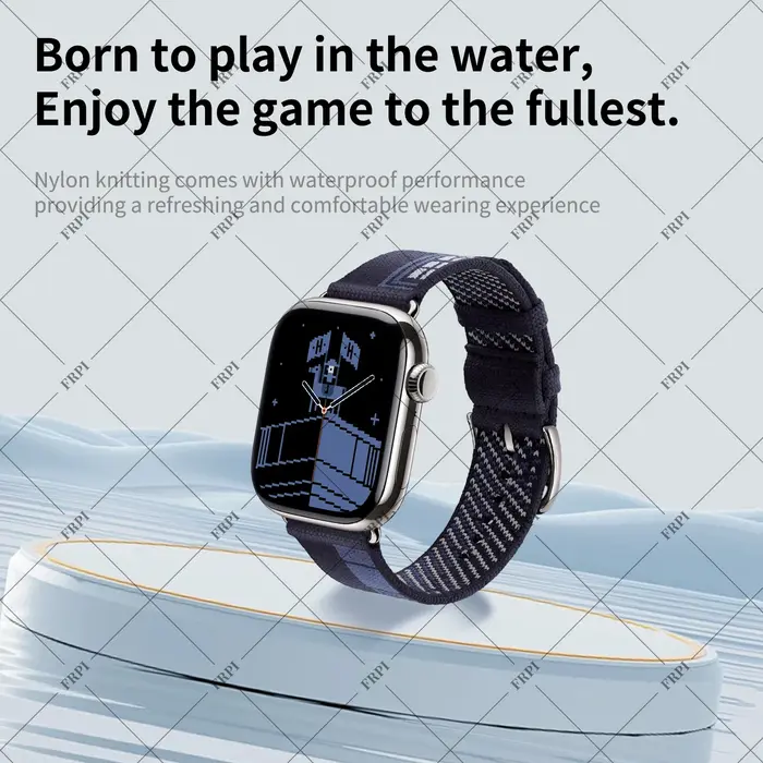 Nouveau bracelet de fête Faubourg Bleu Nuit 2026 pour Apple Watch Series 12 11 10 9 8 7 6 5 SE 3 Iwatch Ultra 4 3 2, 49mm 46mm 45mm 44mm