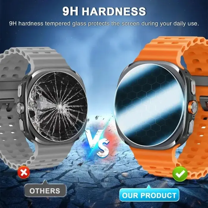 1/2/3/4 ensemble de Films en verre trempé pour Samsung Galaxy Watch Ultra 2025 47mm protecteurs d'écran anti-rayures avec Kit facile à installer