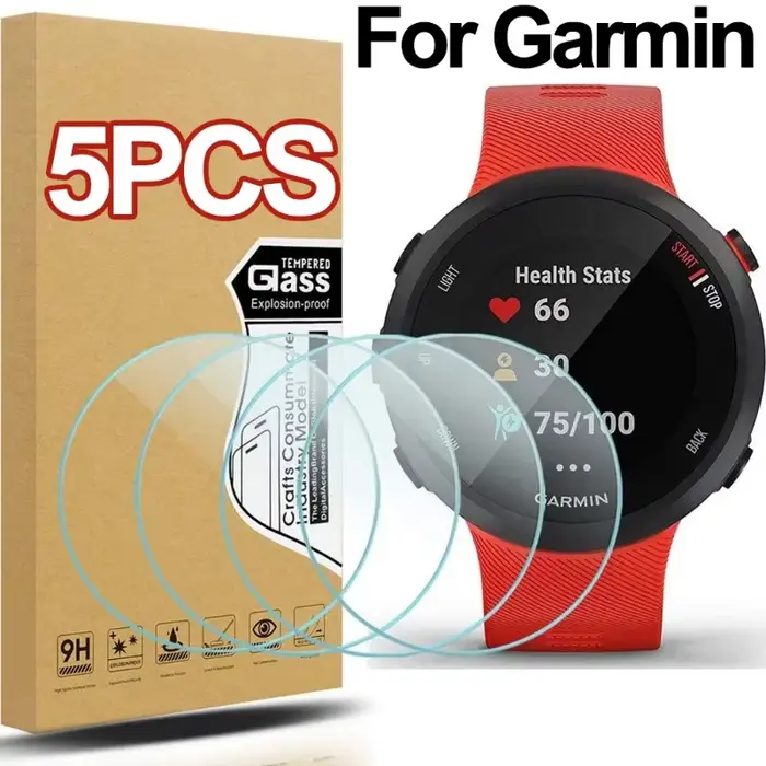Protecteur d'écran pour montre intelligente, en verre trempé, pour Garmin Fenix 7 6 6S 6X 5 5S/Vivoa