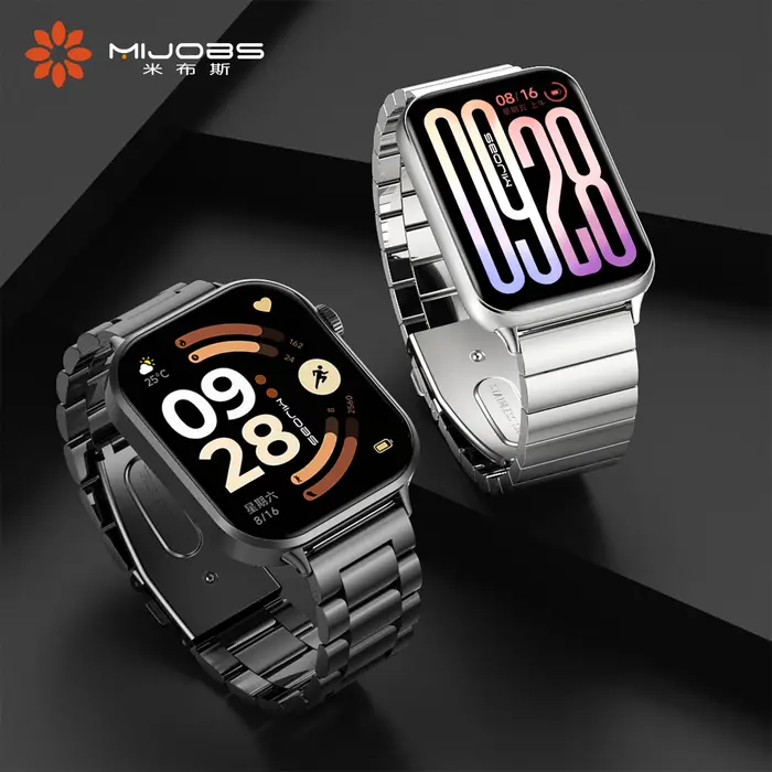 Mi Band 10 Pro / 9 Pro / 8 Pro Bracelet en métal pour Xiaomi Smart