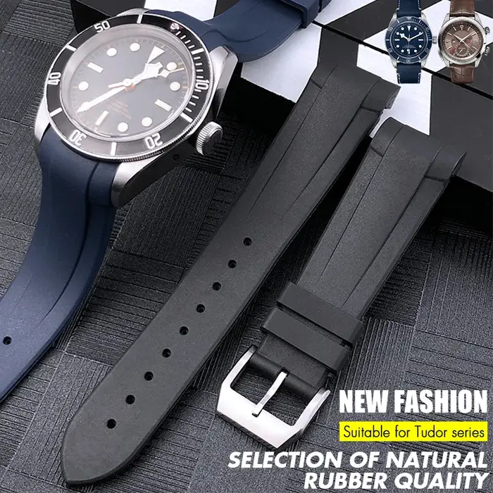 Bracelet de montre en caoutchouc