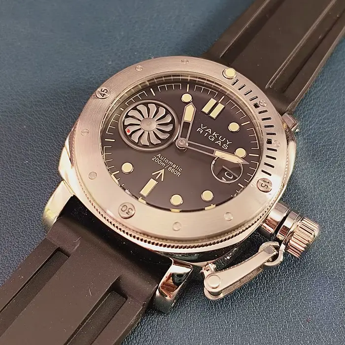 Vakuy montre mécanique automatique sous-marin militaire longue série de mars mouette commémorative S