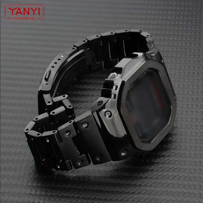 Bracelet de montre en acier inoxydable V4.0 pour Casio G-Shock DW-5600