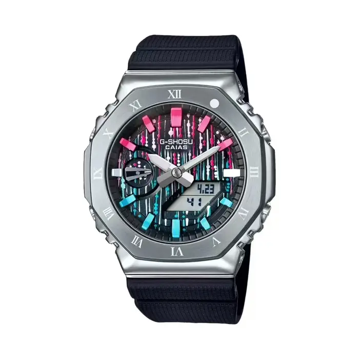 Montre numérique sportive unisexe G-SHOSU – Heure mondiale