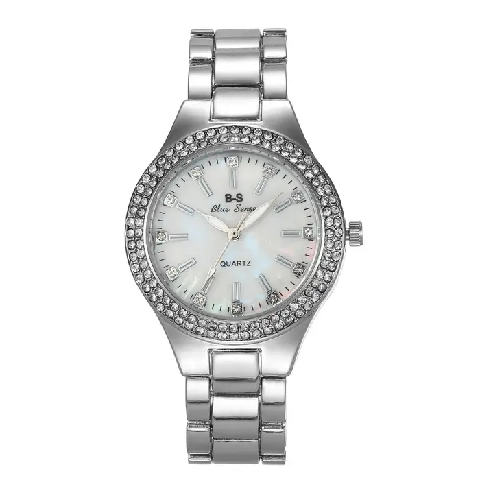 Mode décontracté femmes montre élégante marque de luxe bracelet en acier inoxydable Quartz robe mont