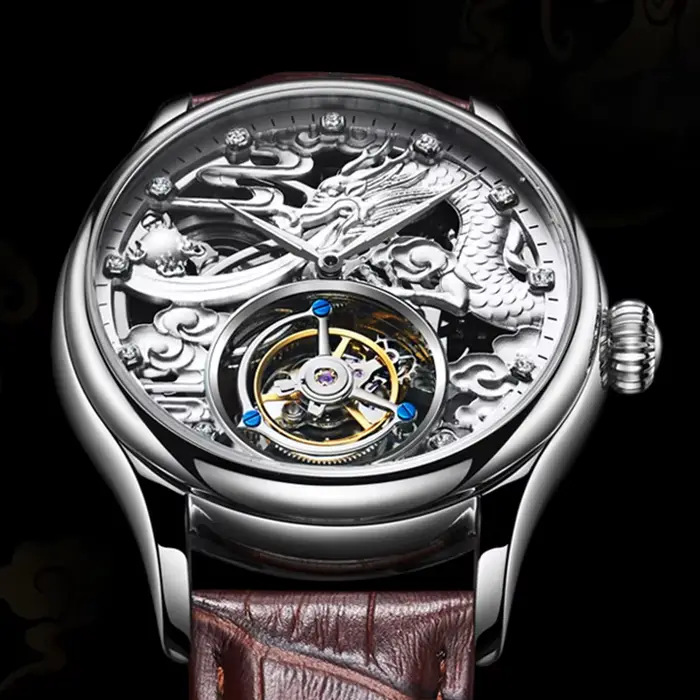 AESOP hommes volant Tourbillon mouvement mécanique automatique montres de luxe