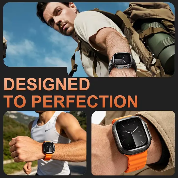 Étui de protection style Halo pour Apple Watch Ultra 2 3 49 mm