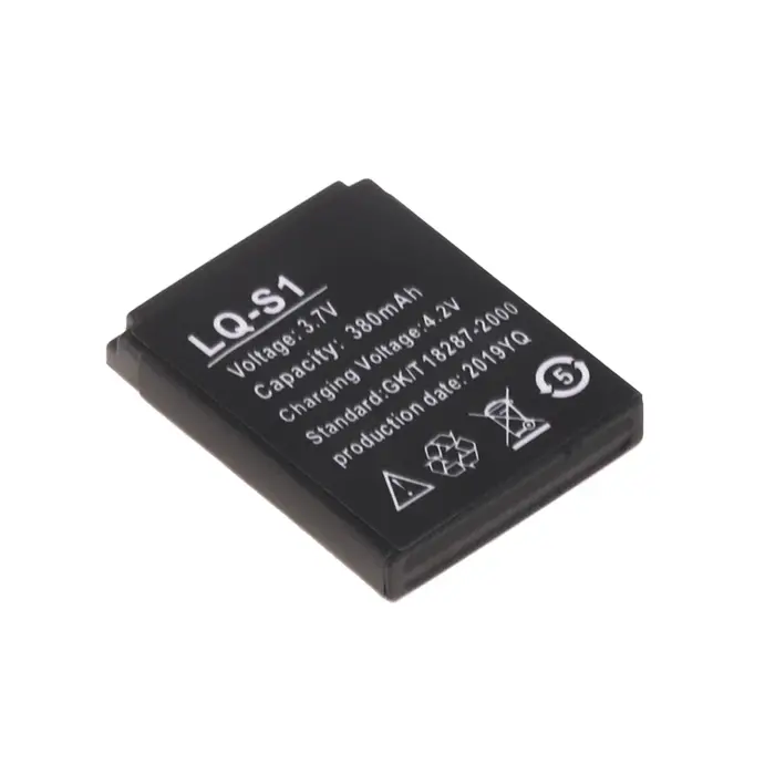 S1 Smart Watch Batterie 3.7V 380mAh Rechargeable Eddie ion Polymère