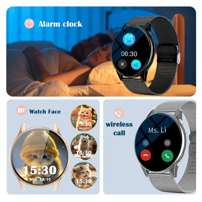 Montre connectée pour hommes et femmes