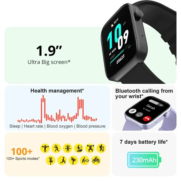 Montre connectée P71 pour les hommes et les femmes