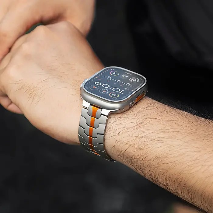 Bracelet en titane pour hommes pour Apple Watch