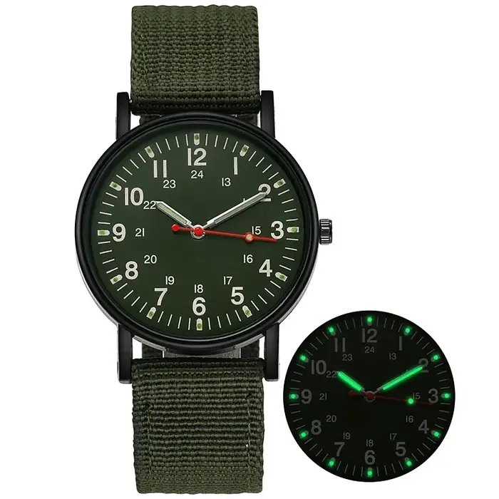 Nouveau Design de luxe hommes montres lumineux main vent alliage