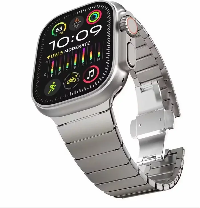 Bracelet à Maillons Métalliques pour Apple Watch