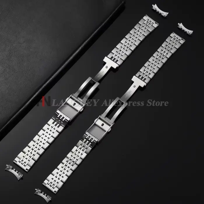 Bracelet de montre en acier inoxydable massif