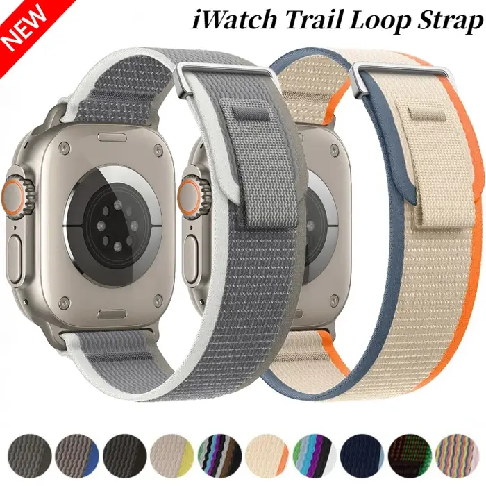 Bracelet Trail Loop pour Apple Watch Ultra 2 49mm série 9 8 7 45mm 41mm