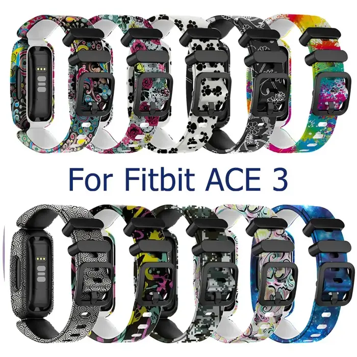 Bracelet de rechange en silicone pour Fitbit Zan3 et Inspire 2