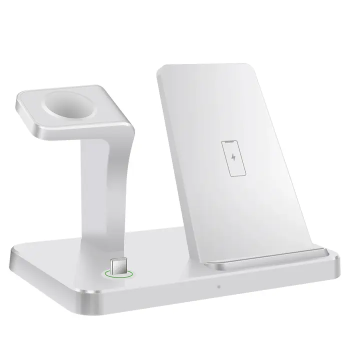 Chargeur sans fil 3 en 1 pour iPhone 16 15 14 13 12 Pro Max, Station de charge rapide pour iWatch 10