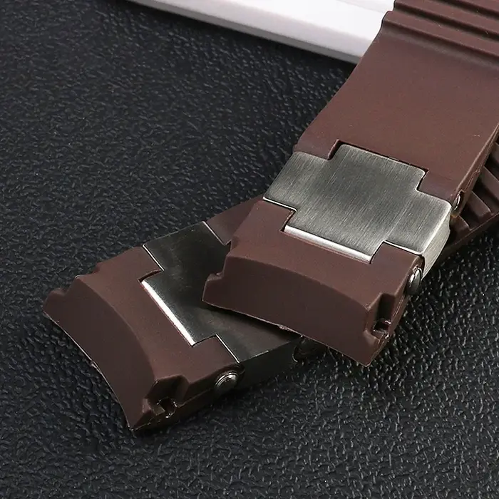 Bracelet de montre en caoutchouc de silicone pour Ulysse Nardin