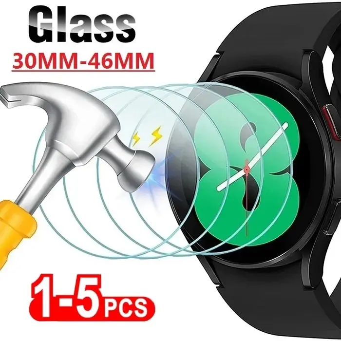 Protecteur d'écran pour montre connectée, Film en verre trempé pour montre connectée 33MM 34MM 35MM 