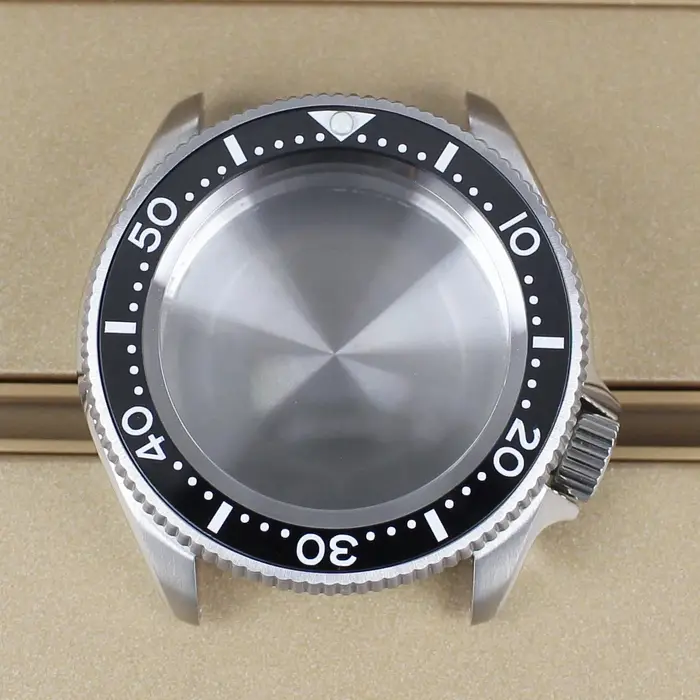 Acier inoxydable 3.8 SKX Mod 38mm boîtier de montre saphir pour Seiko NH35 NH36 NH38 NH34 4R36 mouvement 120 clics