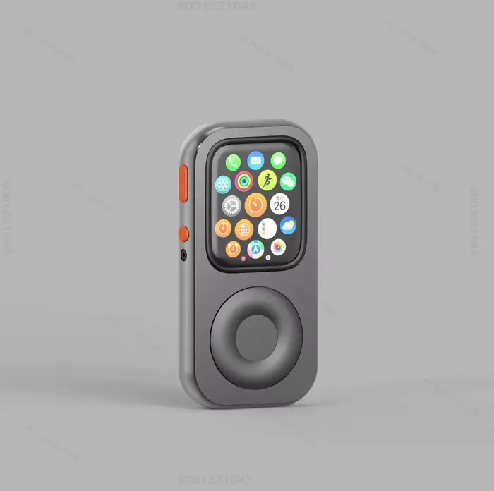 Étui de protection RePod 44 mm en aluminium CNC pour Apple Watch Series 10/9/8/7/6, style rétro, com