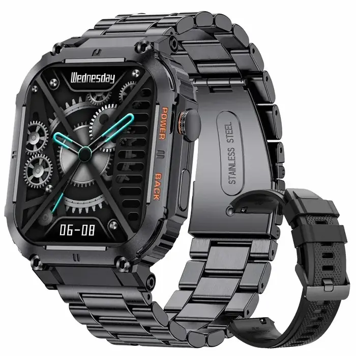 Montre intelligente de fitness étanche pour homme
