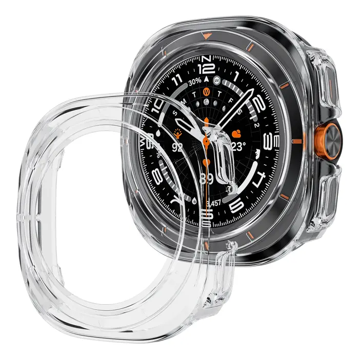 Coque PC pour Samsung Galaxy Watch, nouveau 8 Ultra 47mm, accessoires, cadre rigide creux, pare-choc