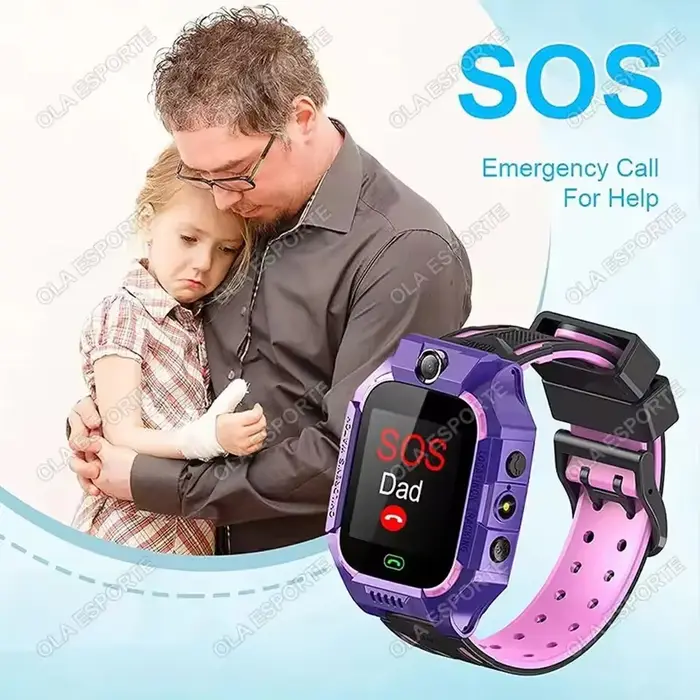 Montre GPS étanche, mini montre intelligente pour enfants, carte SIM 2G, appel, caméra, cadeau d'anniversaire, horloge électronique, nouveau modèle Ht22