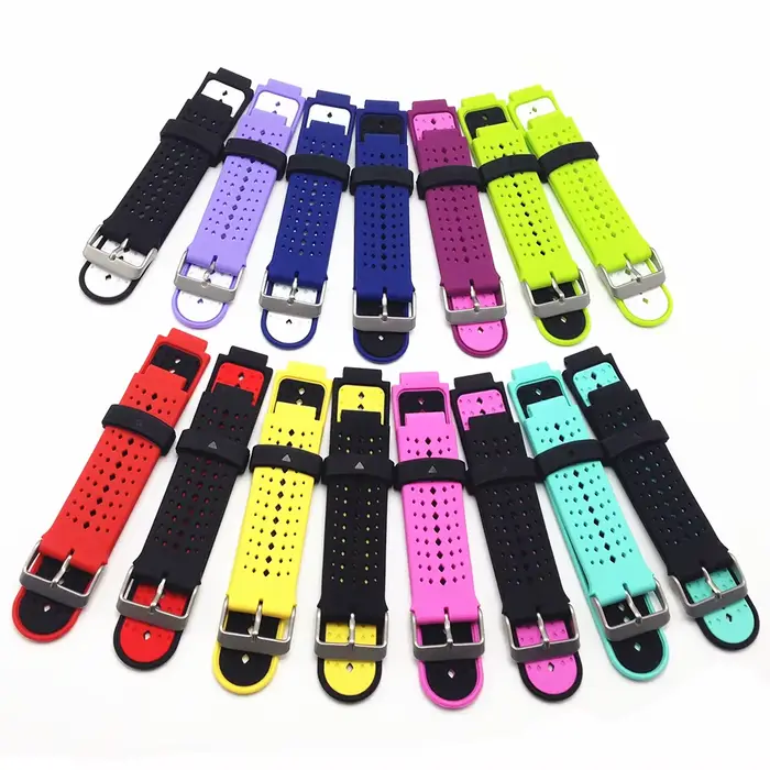Bracelet de montre en Silicone pour Garmin Forerunner 235/220/230/620/630/735XT bracelet de montre intelligente avec outil