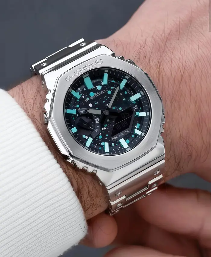 Montre unisexe Iced Out : résistante à l'eau