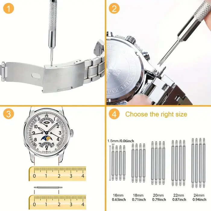 Ensemble d'outils de réparation de montre