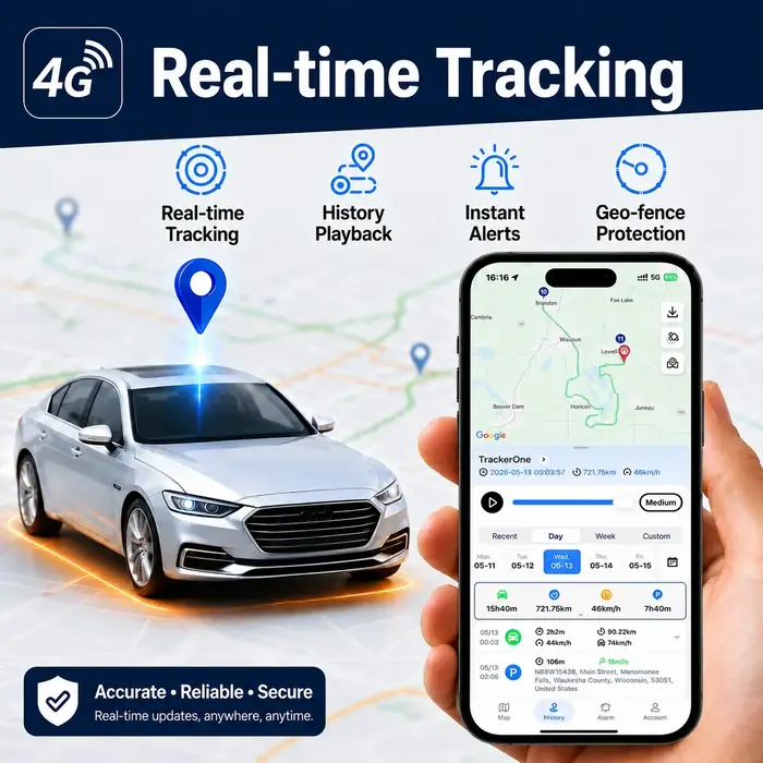 Traceur GPS 4G pour camping-car