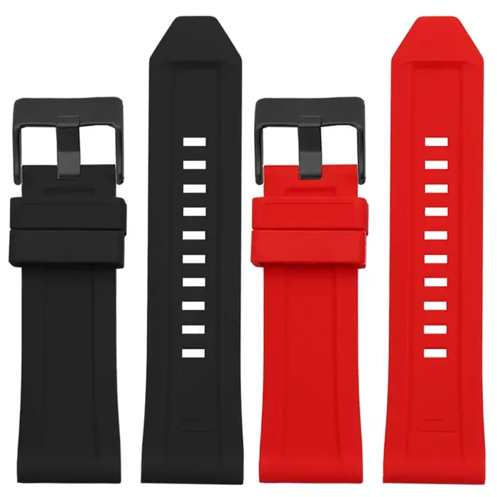 Bracelet de montre en caoutchouc de Silicone de haute qualité
