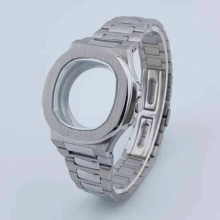 Boîtier de montre carré 40mm, pour Style Nautilus Movt NH34 NH35 NH36 NH38 NH70 NH71 NH72 10bar, éta