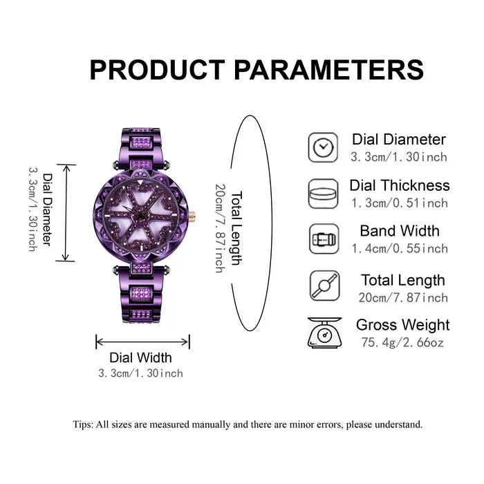 Montre à quartz Binda de luxe pour femme