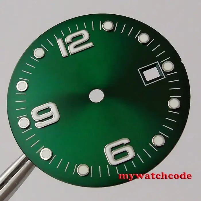 Cadran de montre gris/blanc/bleu/vert/noir