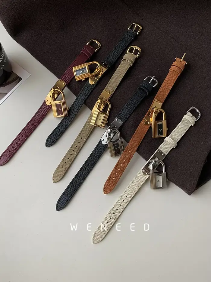 Montre à cadran verrouillable pour femmes personnalité de la mode 2025 nouvelle Niche lumière luxe Quartz