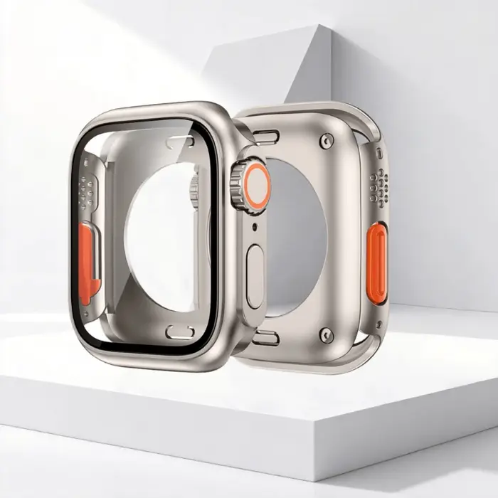 Étui de protection complet à 360 degrés pour Apple Watch 44 mm 45 mm 41 mm 40 mm