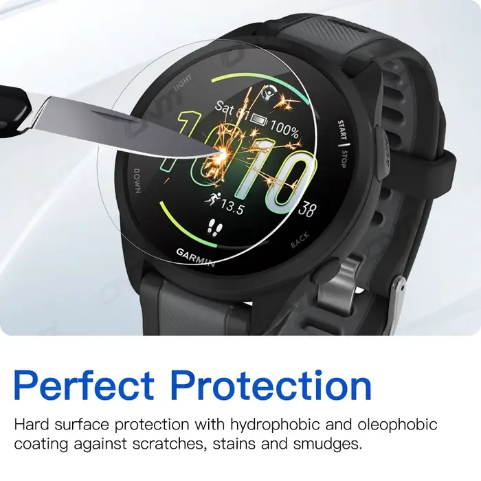 Protecteur d'écran HD clair pour montre intelligente Garmin Forerunner 165