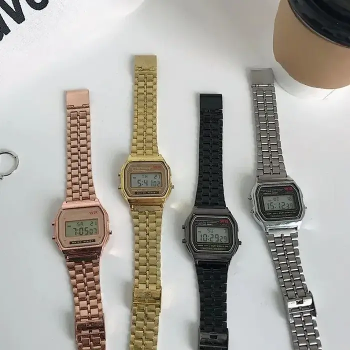 Montres numériques LED de luxe pour hommes